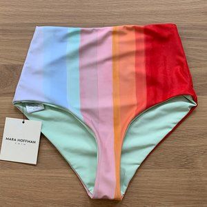 Mara Hoffman Lydia High Waist Bikini Bottoms